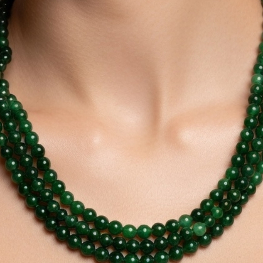 Multicolor Beaded Twisted Statement Necklace - Wo… - image 5